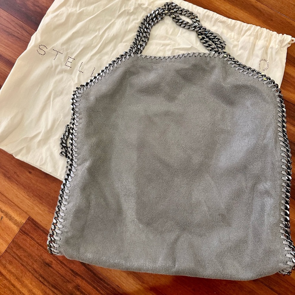 Stella Mccartney Falabella Light Grey Tote View 3